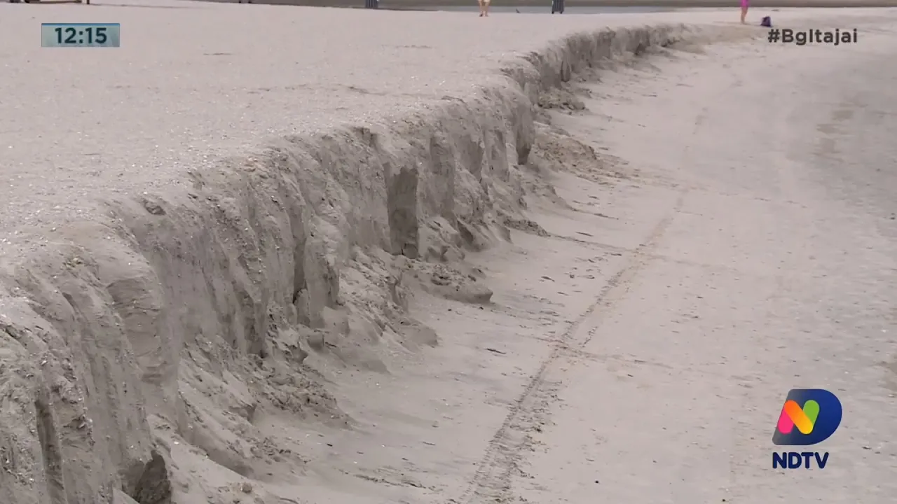 Balneário Camboriú vai usar geotubos para amenizar degraus