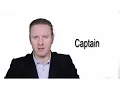 Captain - Meaning Pronunciation Word Wor l d