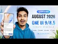 Samsung One UI August Update Schedule Out Galaxy S26 S25 S24 S23 Ultra A35 A36 Update List