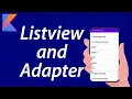 ListView in Android in Kotlin Array Adapter Android Tutorials in Hindi