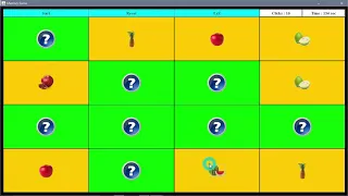 Memory Game in Java - Java GUI