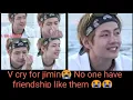 Download Lagu best of vmin moments - V wrote letter 💌 for Jimin 😭V Cry at the end😭 + Vmin bon voyage moments