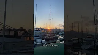Sunrise in the bay .. #fyp #vlog #dream #sailing