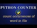Python Counter Tutorial