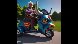 Superheroes but Bull Scooter 💥Marvel & DC-All#spiderman #marvel #avengers #shorts  