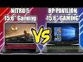 Acer Nitro 5 15 6 vs HP Pavilion15 6 Gaming Laptop Comparison