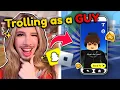 Trolling as a GUY on ROBLOX SNAPCHAT
