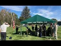 Charles O Daniel Memorial Military Ceremony