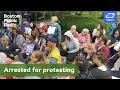 They were arrested in Burlington MA for bringing food to ICE detainees