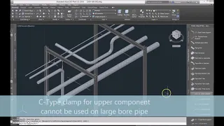 Plant 3D Parametric Hanger Rod Supports