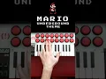 Download Lagu Mario Underground Theme - One Handed Finger Drumming \u0026 Keyboard Cover