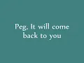 Steely Dan - Peg Lyrics