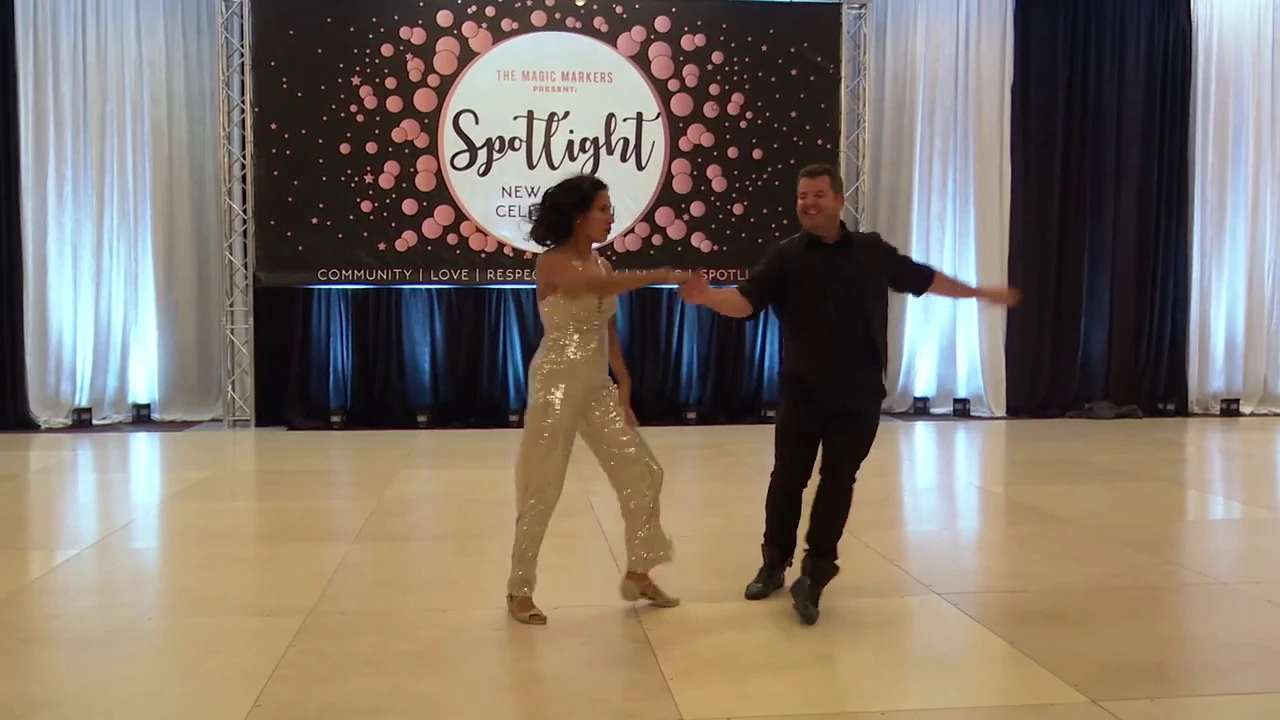 Spotlight New Years 2019 2020 Pro Am Open Routine Renee Young with Nelson Clarke