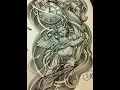 Angels Demons Chicano Style Tattoo Art
