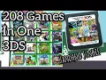 3ds DS - 208 in 1 Game Games Cartridge