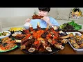 ASMR MUKBANG 집밥 직접 만든 대왕 소갈비찜 고추김치 잡채 먹방 \u0026 레시피 Galbi-jjim Korean Home Meal EATING REAL SOUND!