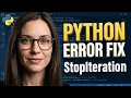 StopIteration in Python What is StopIteration error in Python