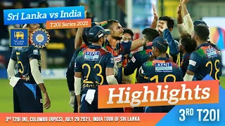 Download Sri Lanka seal series | 3rd T20I Highlights | Sri Lanka vs India 2021 MP3