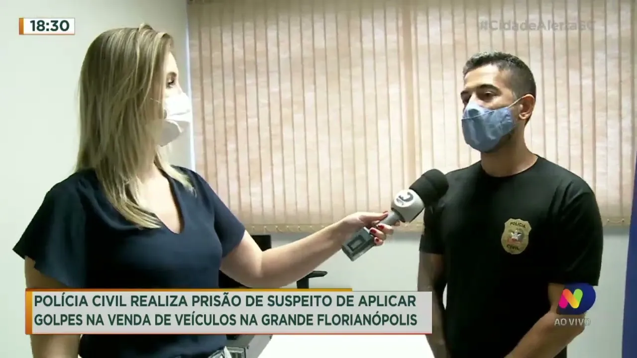 Polícia Civil prende suspeito de aplicar golpes nas Grande Florianópolis