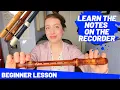 Beginner Recorder Lesson learning the notes Team Recorder