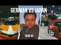 German vs Japan car show