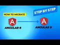Angular 8 to Angular 9 Application Migration Angular 8 upgrade steps