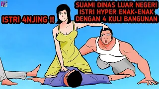istri cantik bersama 4 kuli bangunan cerita bergambar