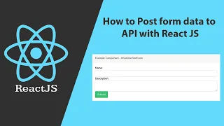 React JS - How to post form data to API with React JS