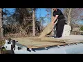 Pontoon Carpet Removal Woven Vinyl Floor Replace
