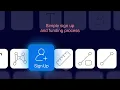 Simple sign up and funding process 15s CMC Invest