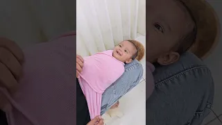 How to Wrap a 3-Month-Old Baby | Full Uncut Wrapping Session 👶❤️ 