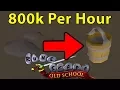 Oldschool Runescape 2007 Fossil Island Volcanic Ash Mining 800k Gold Per Hour Money Making Method