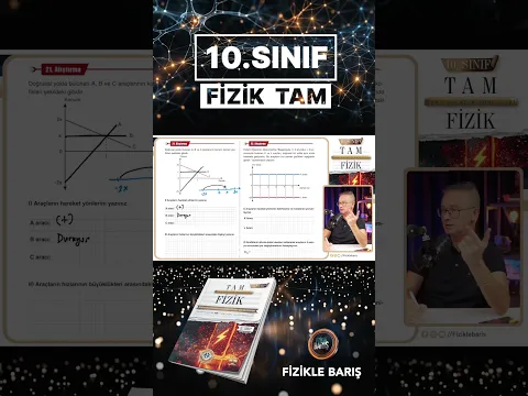 10.sınıf Konum Zaman grafikleri böyle çözülür #10sinif #10siniffizik
