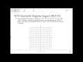 NYS geometry regents August 2019 question 35