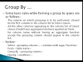 Unit III - Structured Query Language Session 2