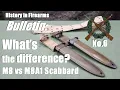 Bulletin M8 vs M8A1 Scabbard