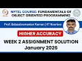 NPTEL Fundamentals of Object Oriented Programming Week 2 Assignment Solution Jan 2026 IIT Roorkee