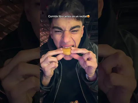 TODO LO QUE COMO ANTES DE UN RECITAL😅