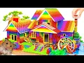 DIY - Build Awesome Villa House Fish Tank Aquarium For Hamster With Magnetic Balls Satisfying