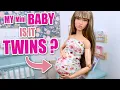 IS BARBIE PREGNANT Hunt for the My Mini Baby Series 2 TWINS Plus Make miniature crafts