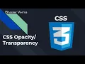 CSS Tutorial for beginners in Hindi CSS Opacity or Transparency