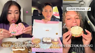 The BEST Crumbl Cookie Reviews Taste Tests Aesthetic Crumbl TikTok Compilations
