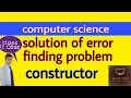 Error finding solutions of important question class 12 computer science CBSE