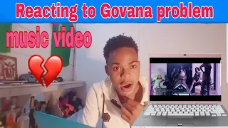 reacting to govana problem music video i saw my crush in the video 