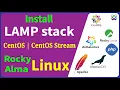 How to Install and Configure LAMP Stack on CentOS CentOS Stream RockyLinux AlmaLinux RHEL