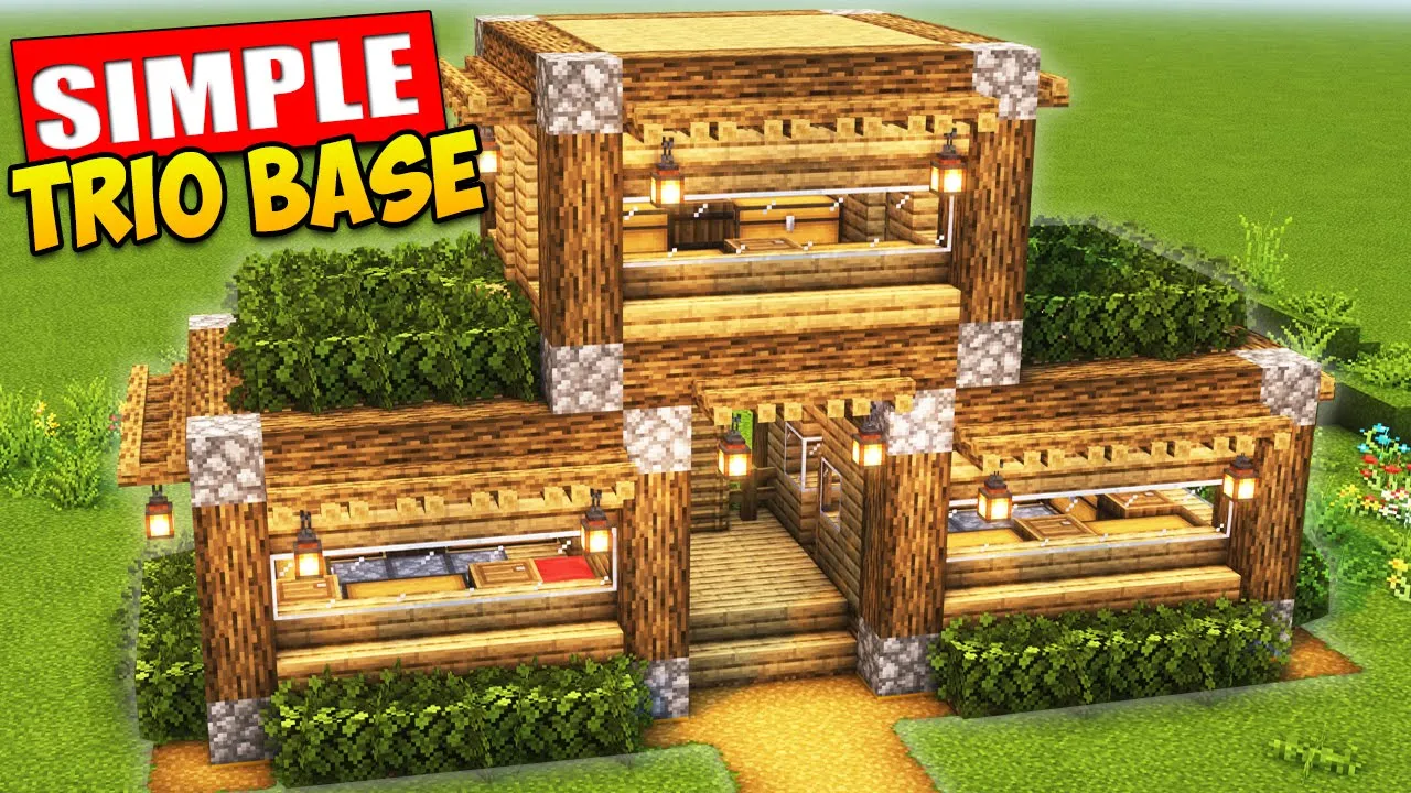 Minecraft: Squad Survival House Tutorial ⚒️