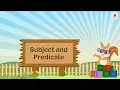 Subject And Predicate English Grammar Composition Grade 4 Periwinkle