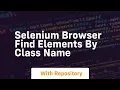 selenium browser find elements by class name