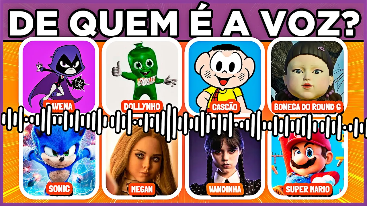 ????️‍♂️???? ADIVINHE O PERSONAGEM PELA VOZ | VOCÊ CONSEGUE ADIVINHAR QUEM ESTÁ FALANDO? #macaquiz