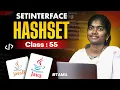 Java Programming 2025 Ep 55 SET INTERFACE Hashset in Java With sample program in